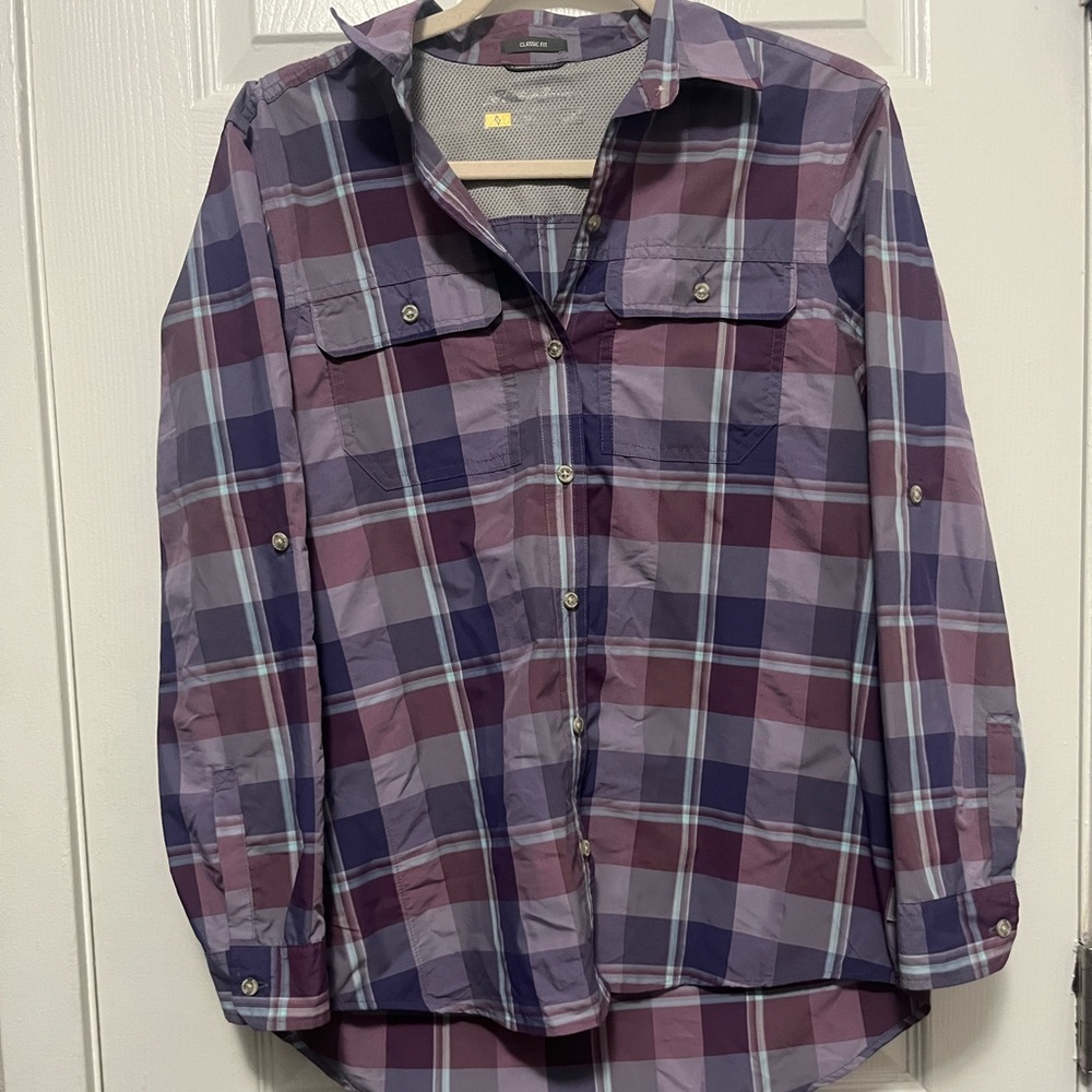 NWOT Eddie Bauer Plaid Button Up Shirt